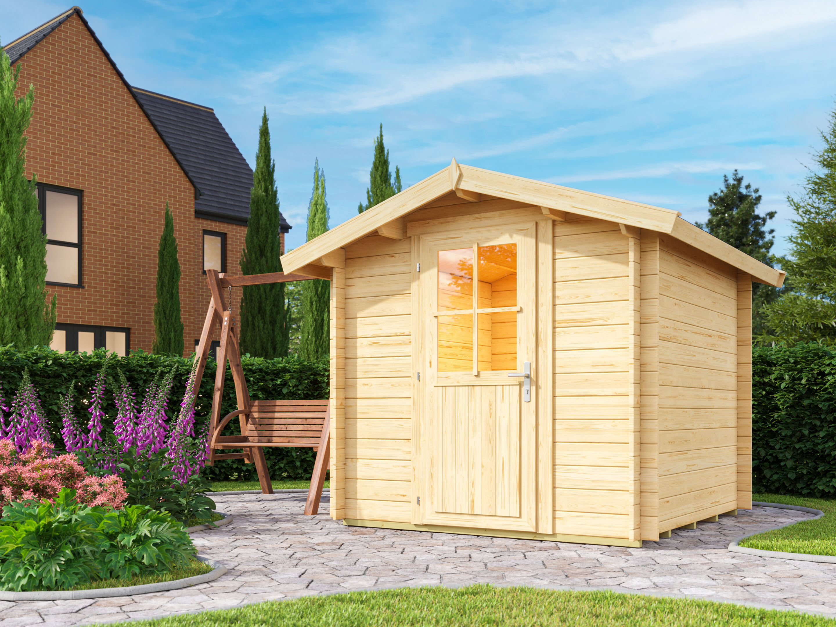 Rabatt: 25 % Fjordholz Satteldach Holz-Hütte Modell Eliza 1A Unkategorisiert online kaufen