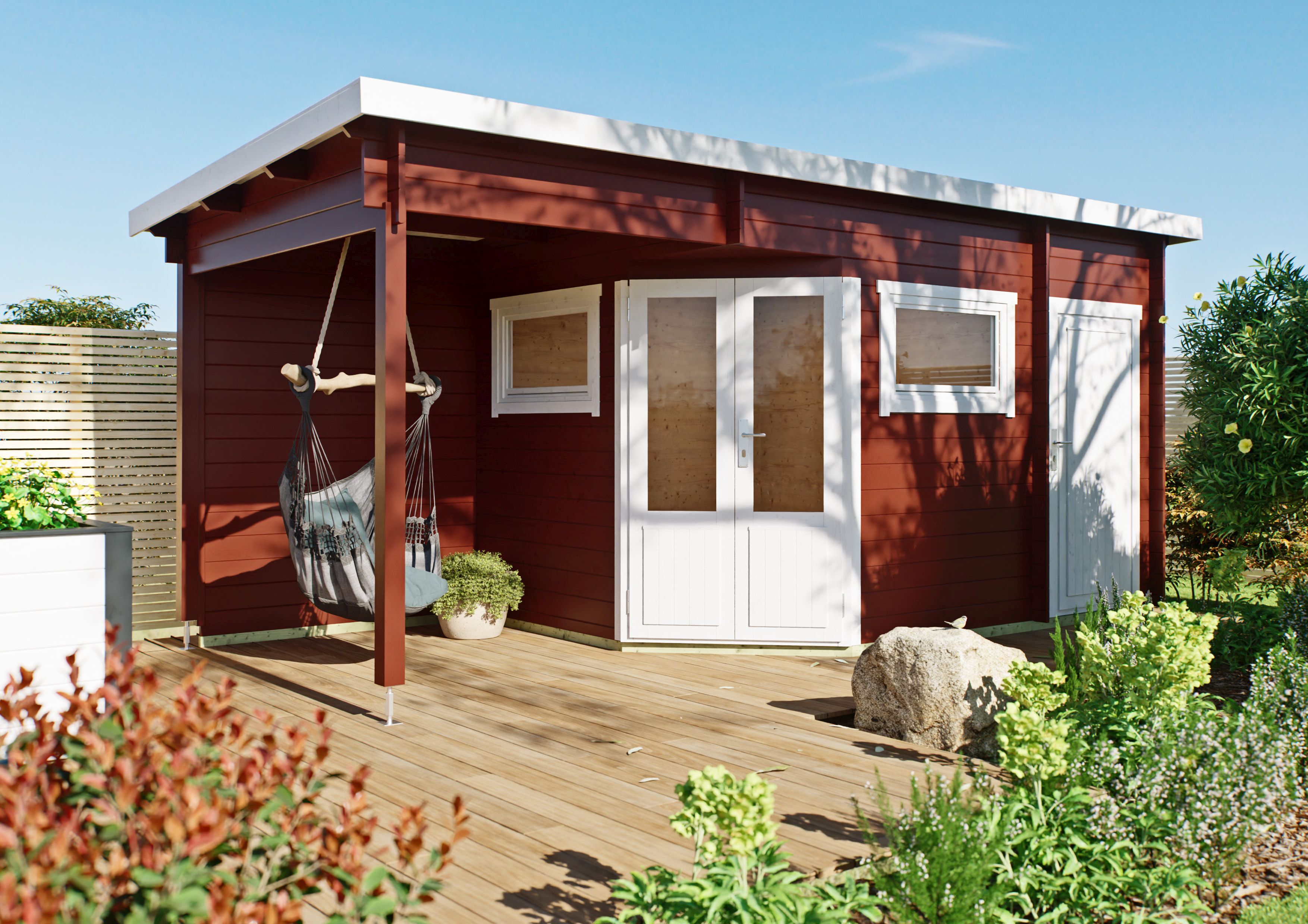 Rabatt: 26 % Fjordholz 5-Eck Holz-Hütte Modell Leva 2E 18m² Unkategorisiert online kaufen