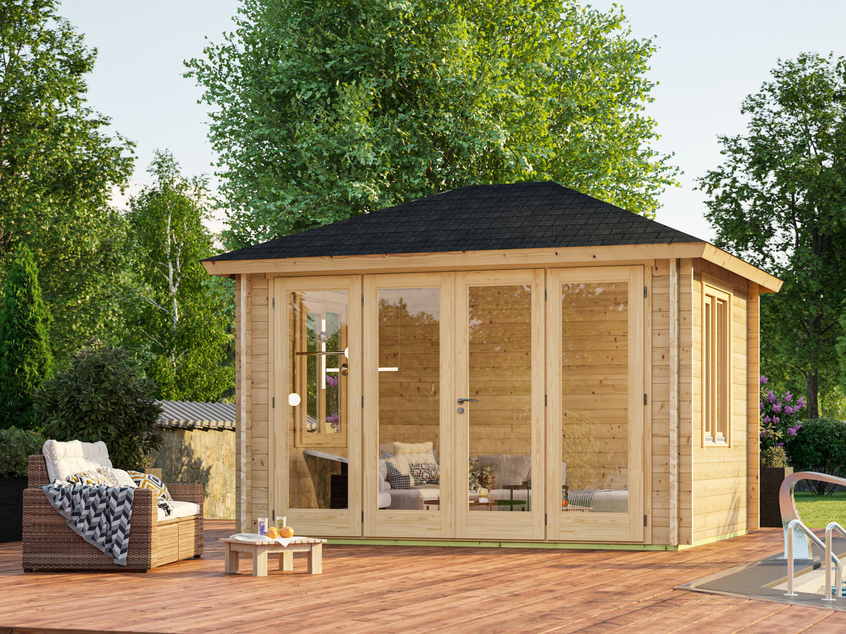 Rabatt: 26 % Fjordholz Gartenlounge Modell Kiano 44 F Unkategorisiert online kaufen