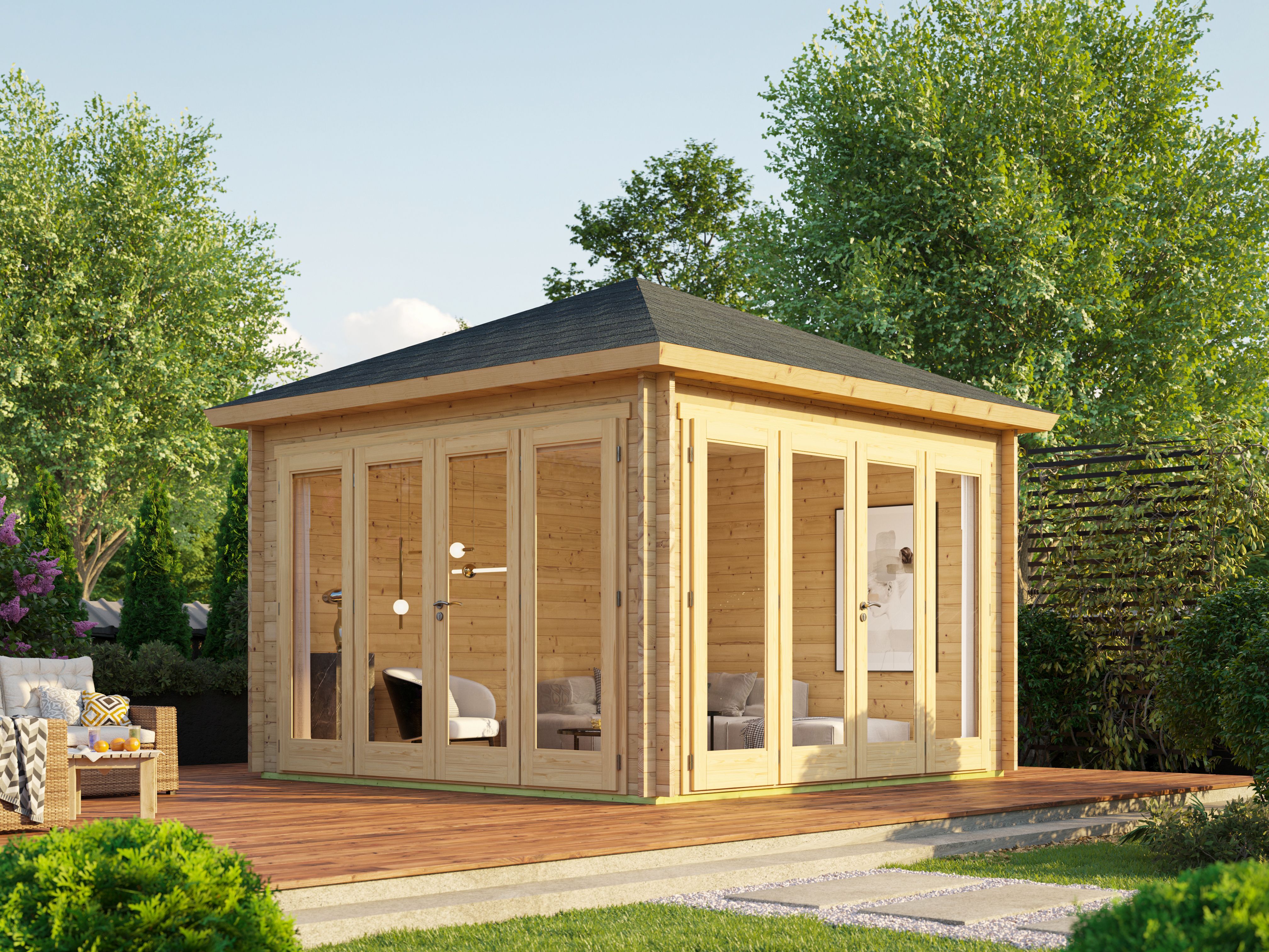 Rabatt: 26 % Fjordholz Gartenlounge Modell Kiano 44 G Unkategorisiert online kaufen