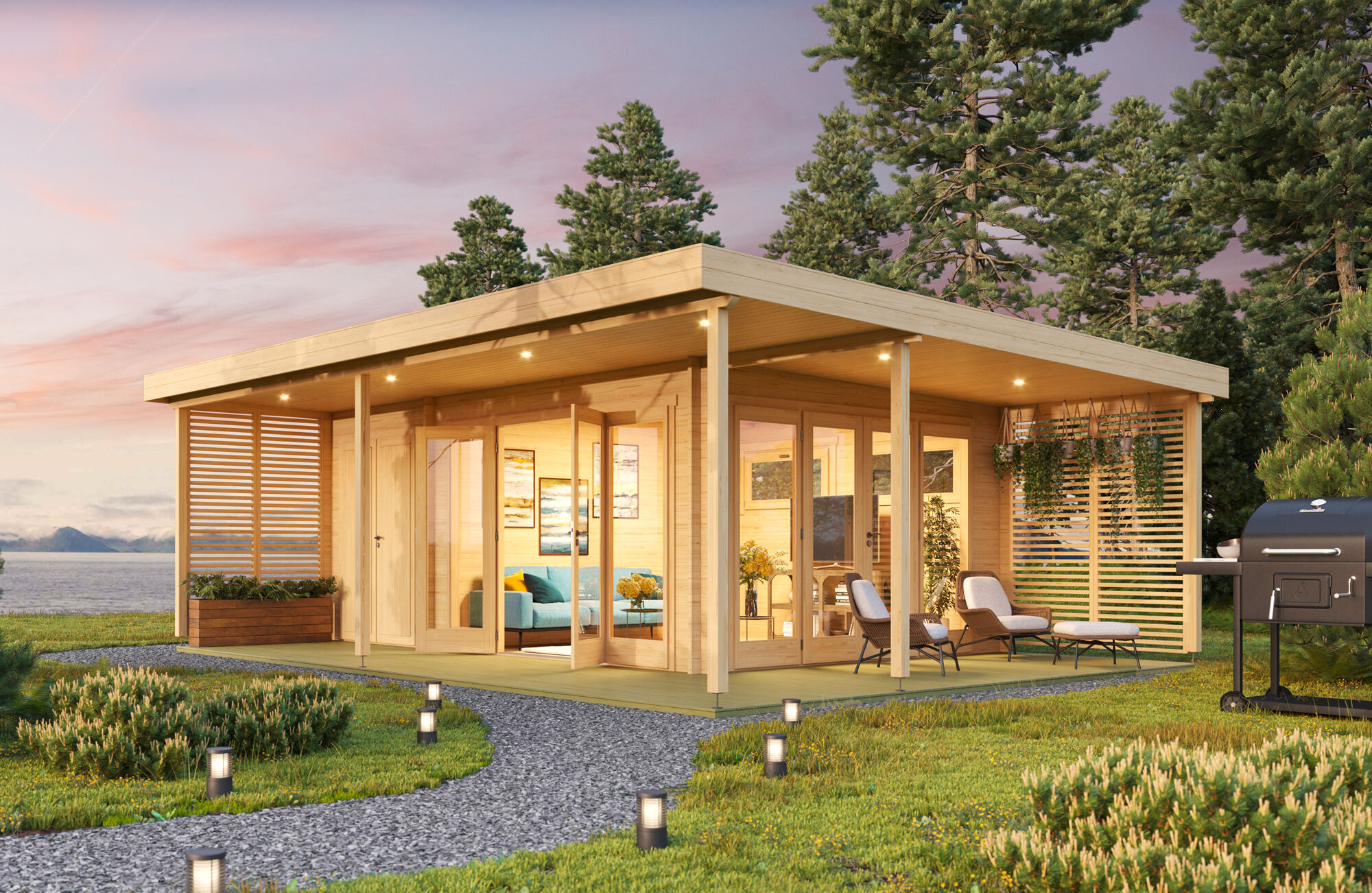 Rabatt: 26 % Fjordholz Gartenlounge Modell Kilian 44 48m² Unkategorisiert online kaufen