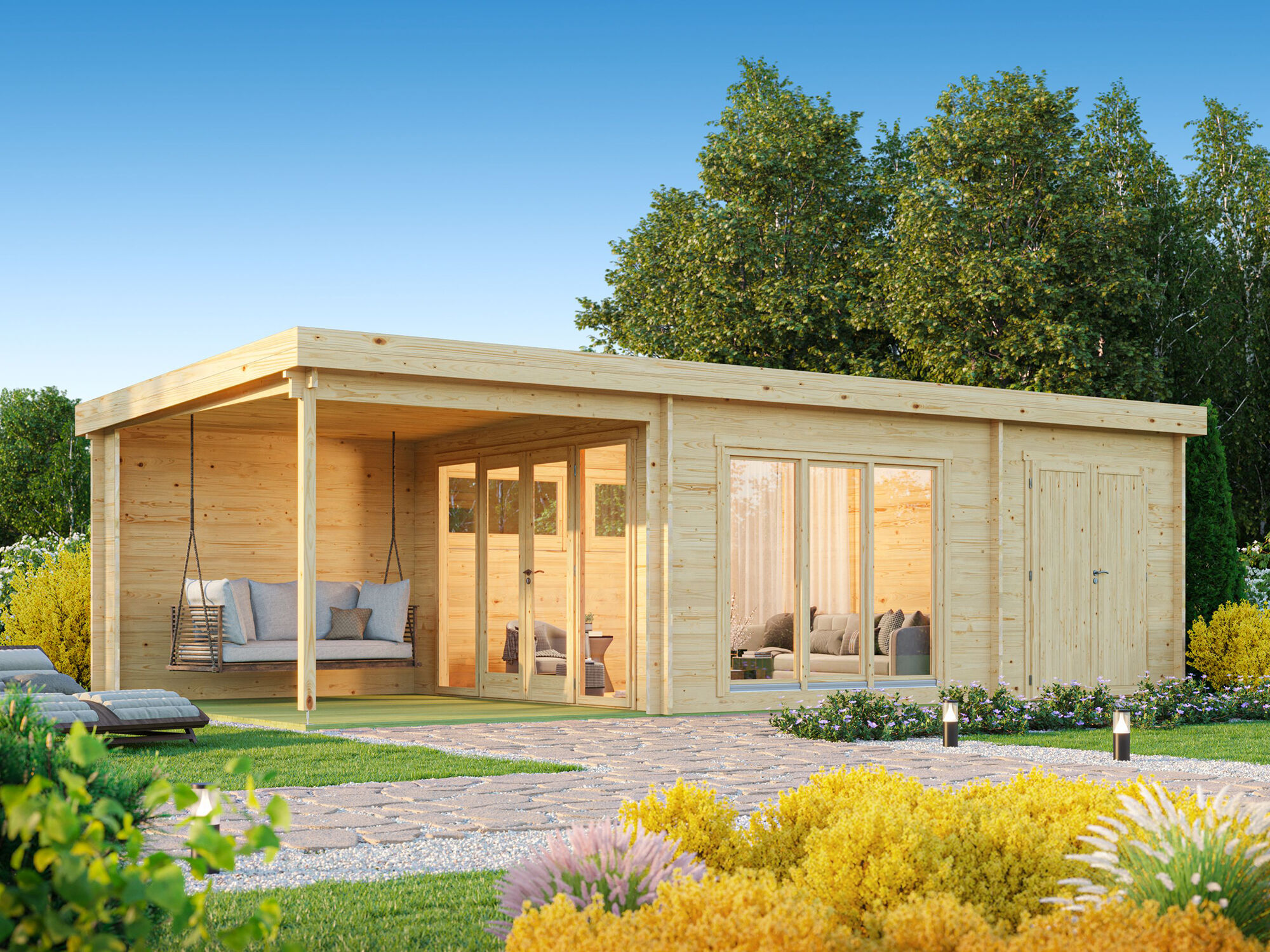 Rabatt: 26 % Fjordholz Gartenlounge Modell Olaf 44 40m² Unkategorisiert online kaufen
