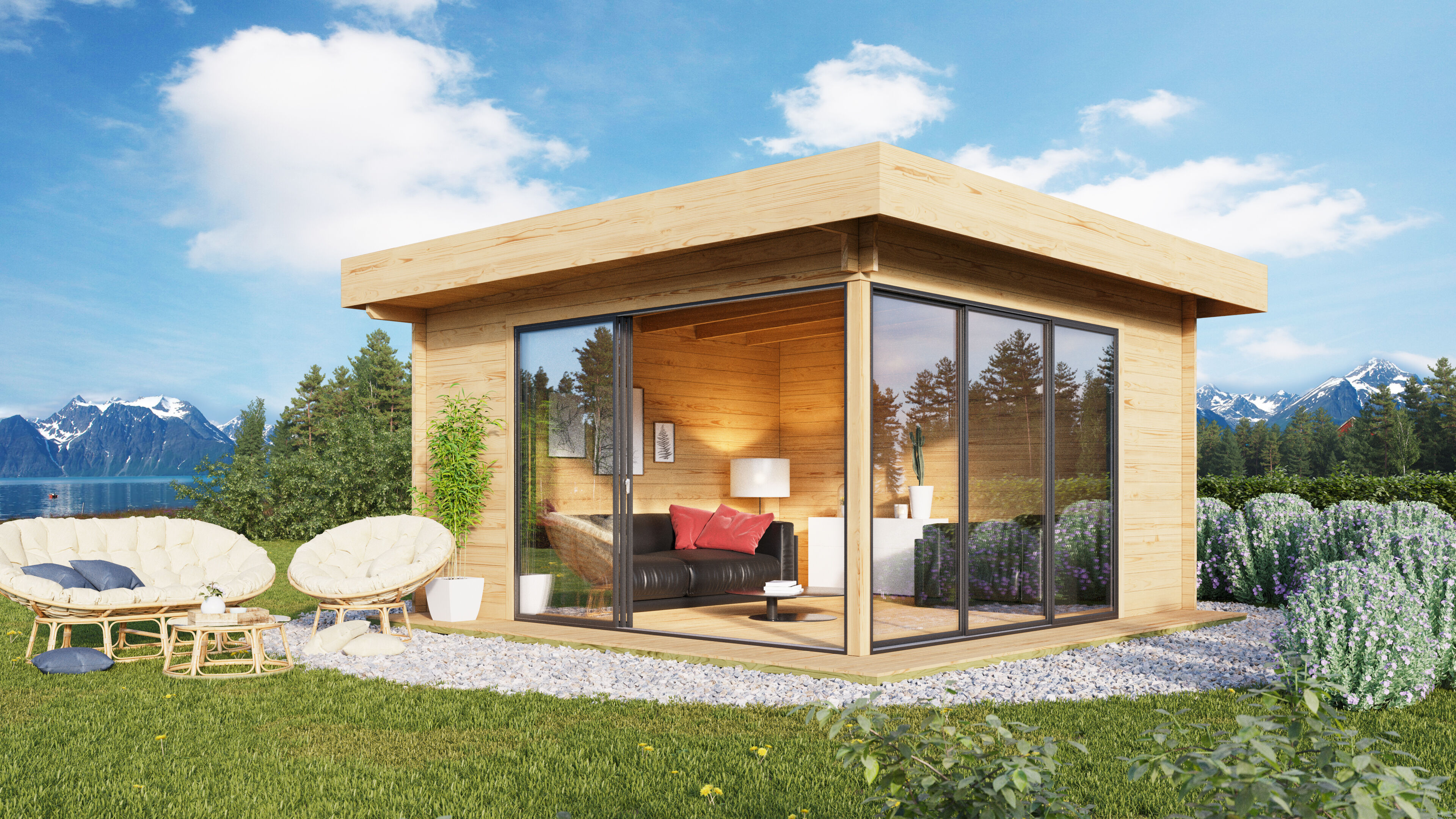 Rabatt: 26 % Fjordholz Holz-Hütte Alu Concept 44 D Unkategorisiert online kaufen