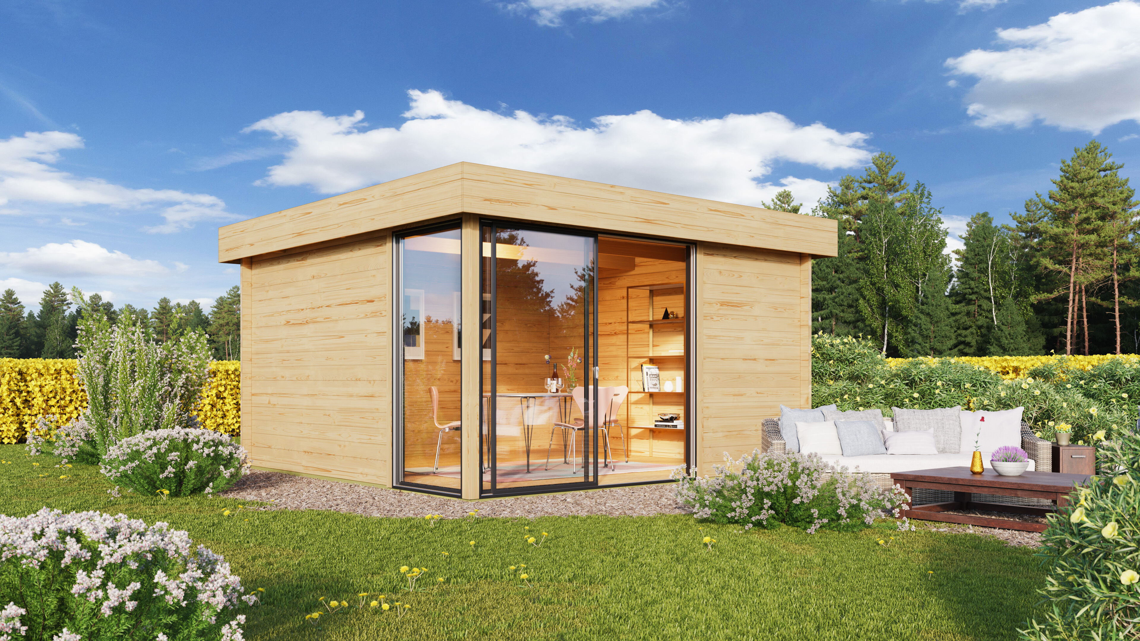 Rabatt: 26 % Fjordholz Holz-Hütte Alu Concept 44 P Unkategorisiert online kaufen