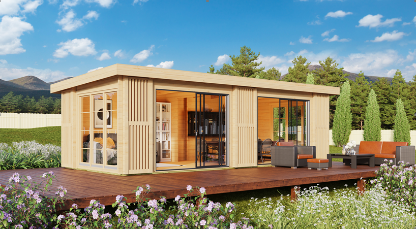 Rabatt: 26 % Fjordholz Holz-Hütte Ambience 44 24m² Unkategorisiert online kaufen
