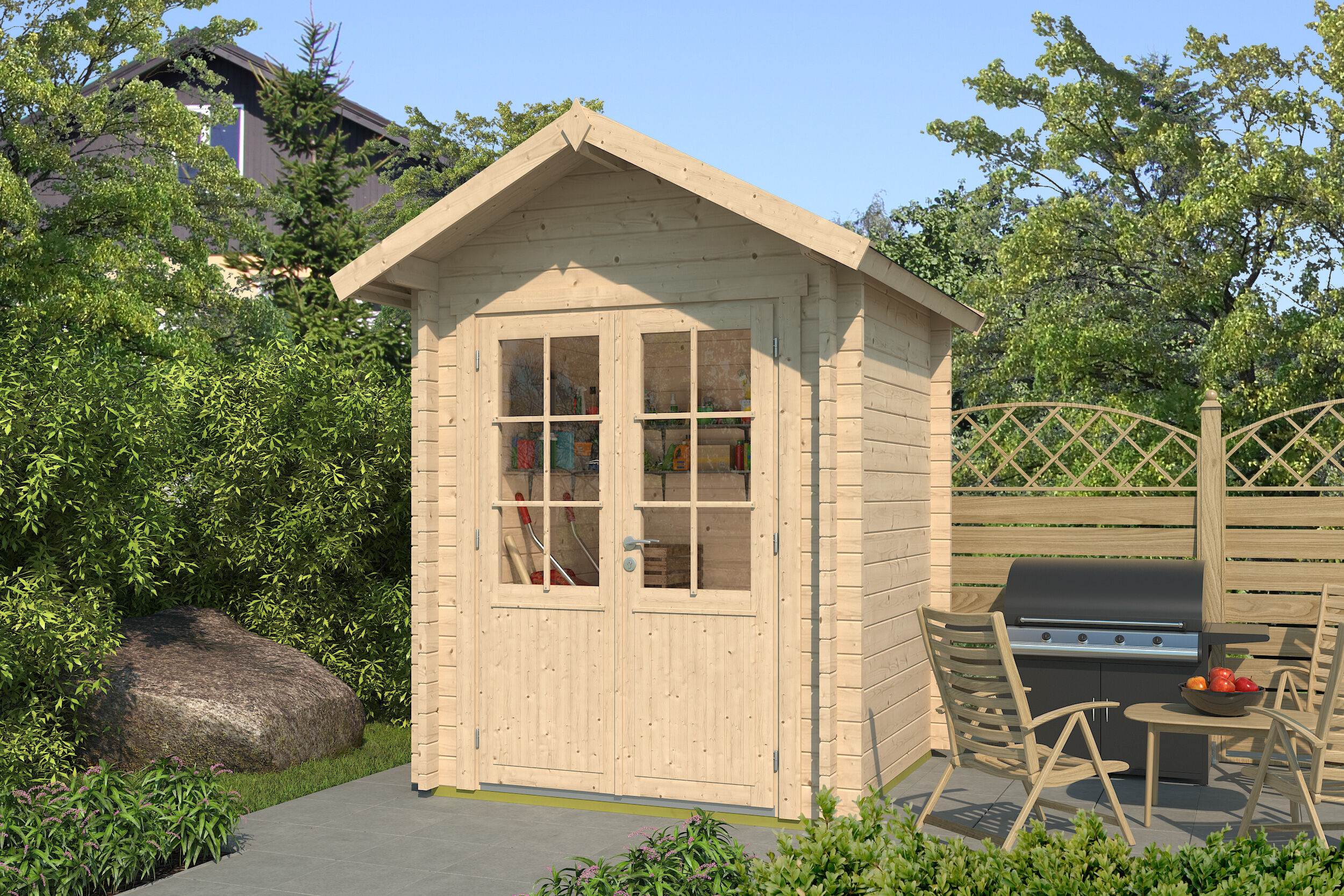 Rabatt: 26 % Fjordholz Holz-Hütte Modell Lexi 44 A Premium Unkategorisiert online kaufen