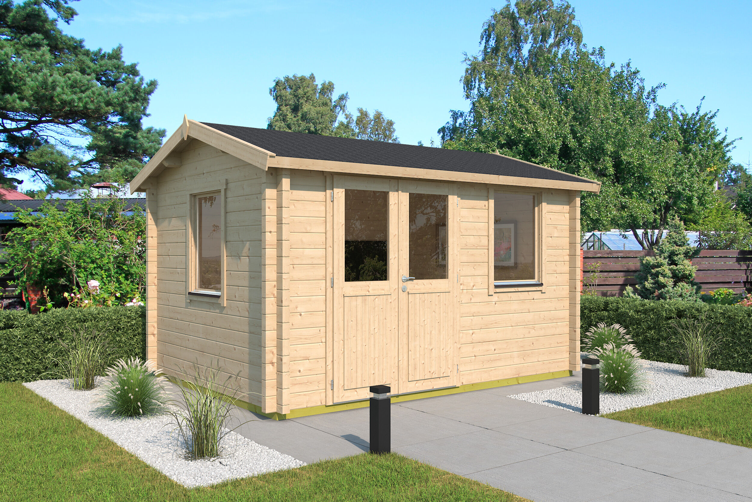 Rabatt: 26 % Fjordholz Holz-Hütte Modell Narvic 44 B 16m² Unkategorisiert online kaufen Rabatt: 26 % Fjordholz Holz-Hütte Modell Narvic 44 B 16m² Unkategorisiert online kaufen