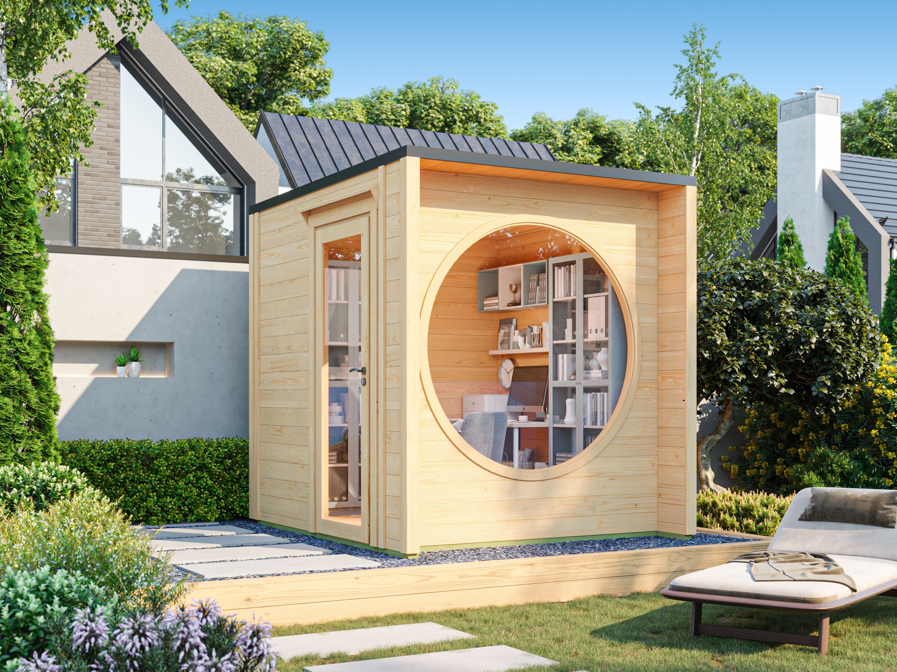 Rabatt: 26 % Fjordholz Holz-Hütte Modell Office Box Größe XXS n 16m² Unkategorisiert online kaufen