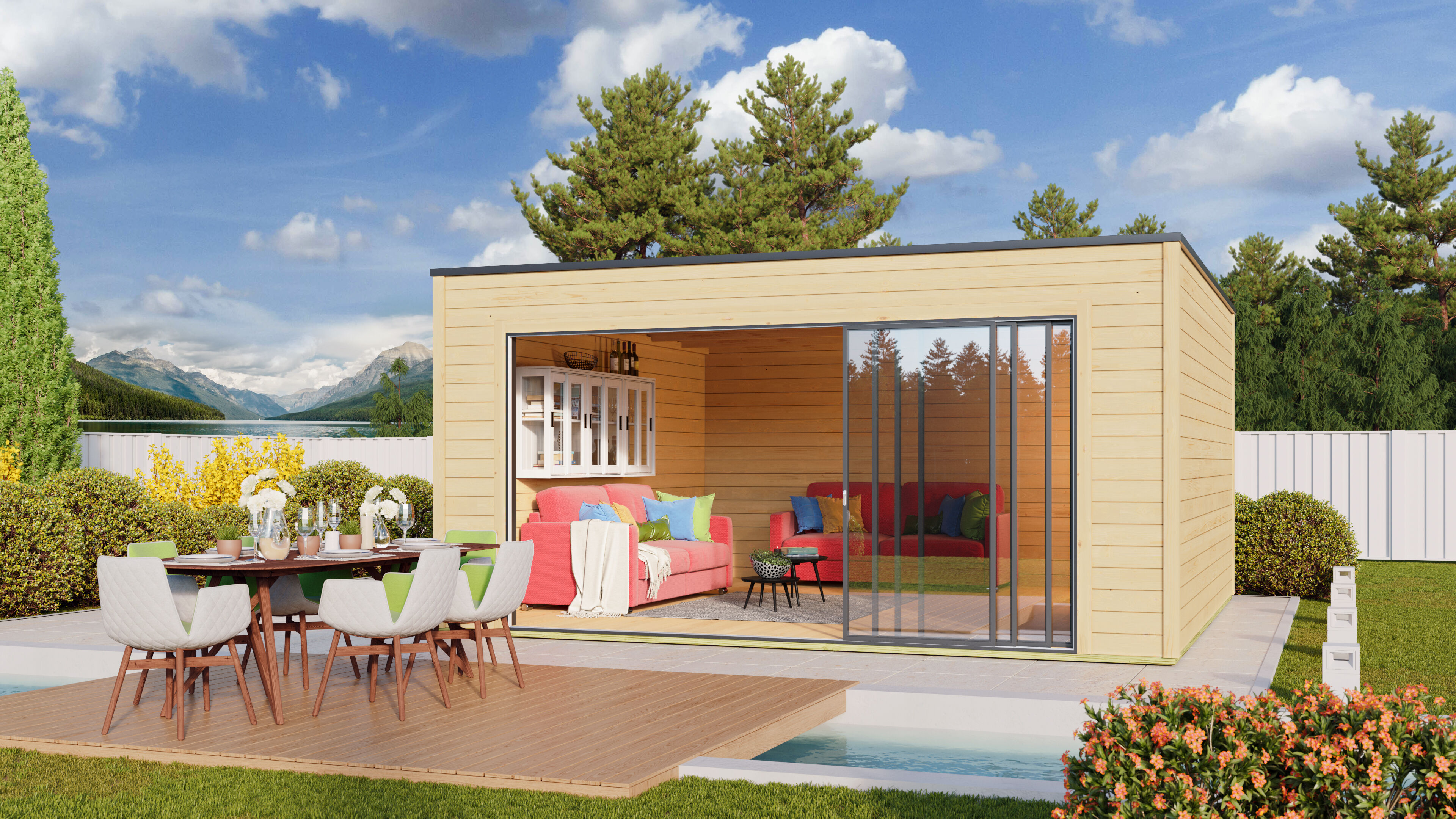 Rabatt: 26 % Fjordholz Holz-Hütte Modell Q-BIC Alu 70 E Unkategorisiert online kaufen