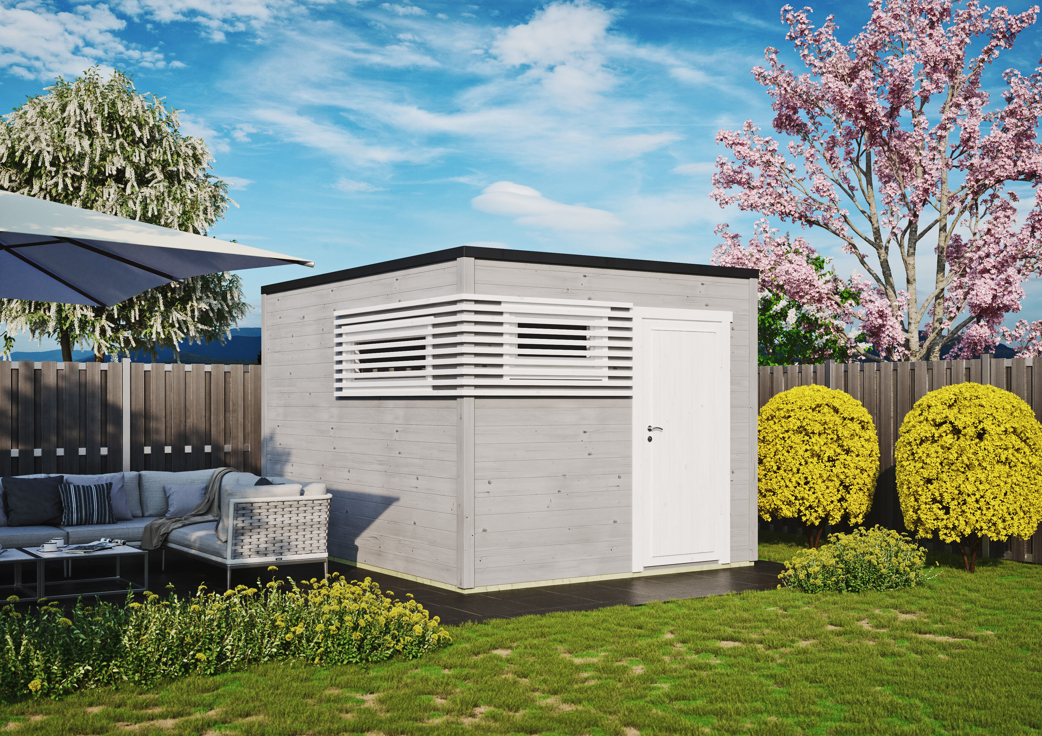 Rabatt: 26 % Fjordholz Holz-Hütte Modell Q-BIC Modern 44 B 9m² Unkategorisiert online kaufen