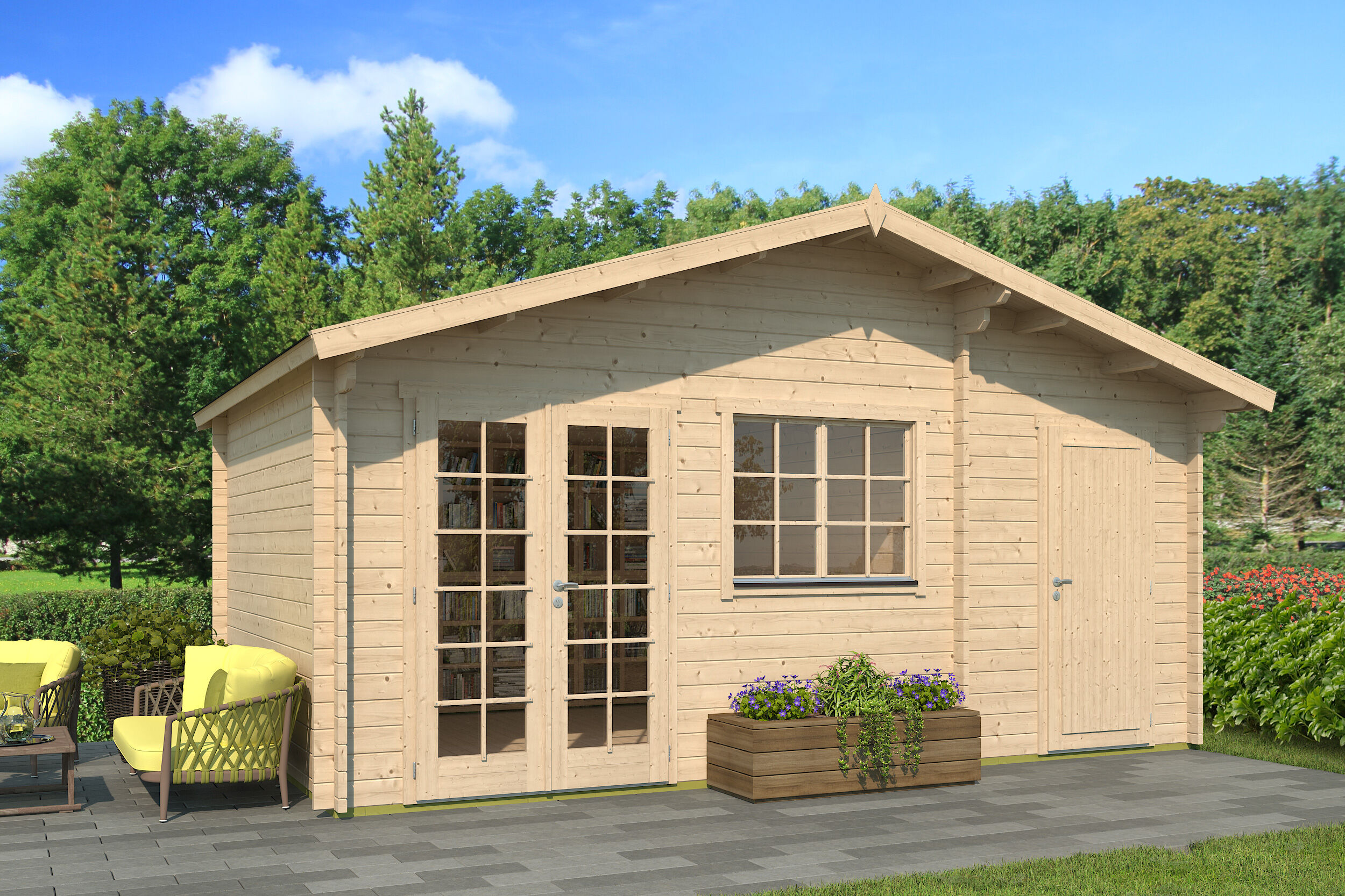 Rabatt: 26 % Fjordholz Holz-Hütte Modell Rolf 44 D 24m² Unkategorisiert online kaufen Rabatt: 26 % Fjordholz Holz-Hütte Modell Rolf 44 D 24m² Unkategorisiert online kaufen