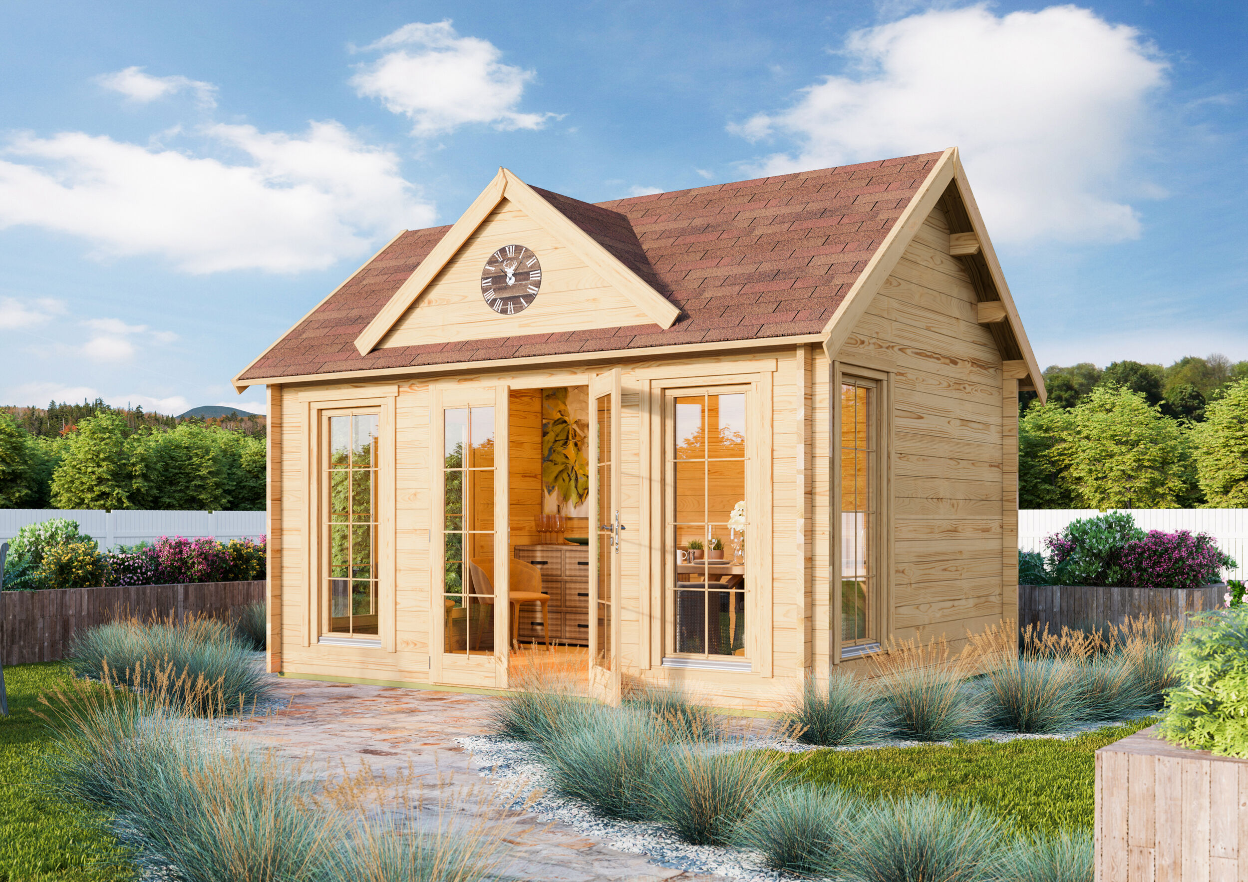 Rabatt: 26 % Fjordholz Holz-Hütte Modell Teehaus Glasgow 44 A 24m² Unkategorisiert online kaufen