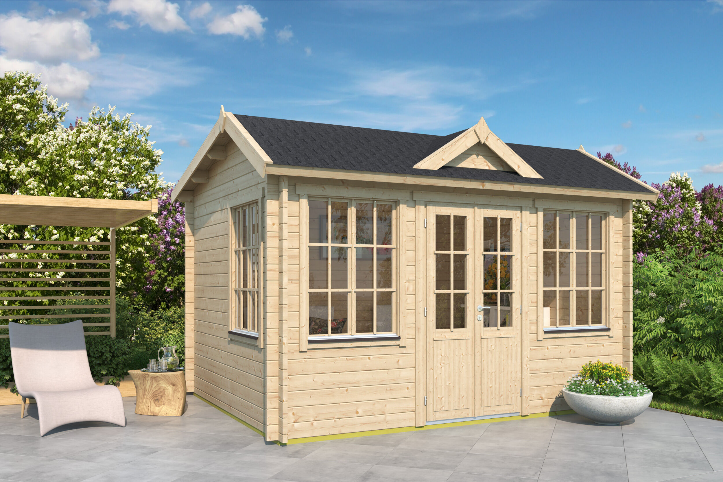 Rabatt: 26 % Fjordholz Holz-Hütte Modell Teehaus Oxford 44 Unkategorisiert online kaufen
