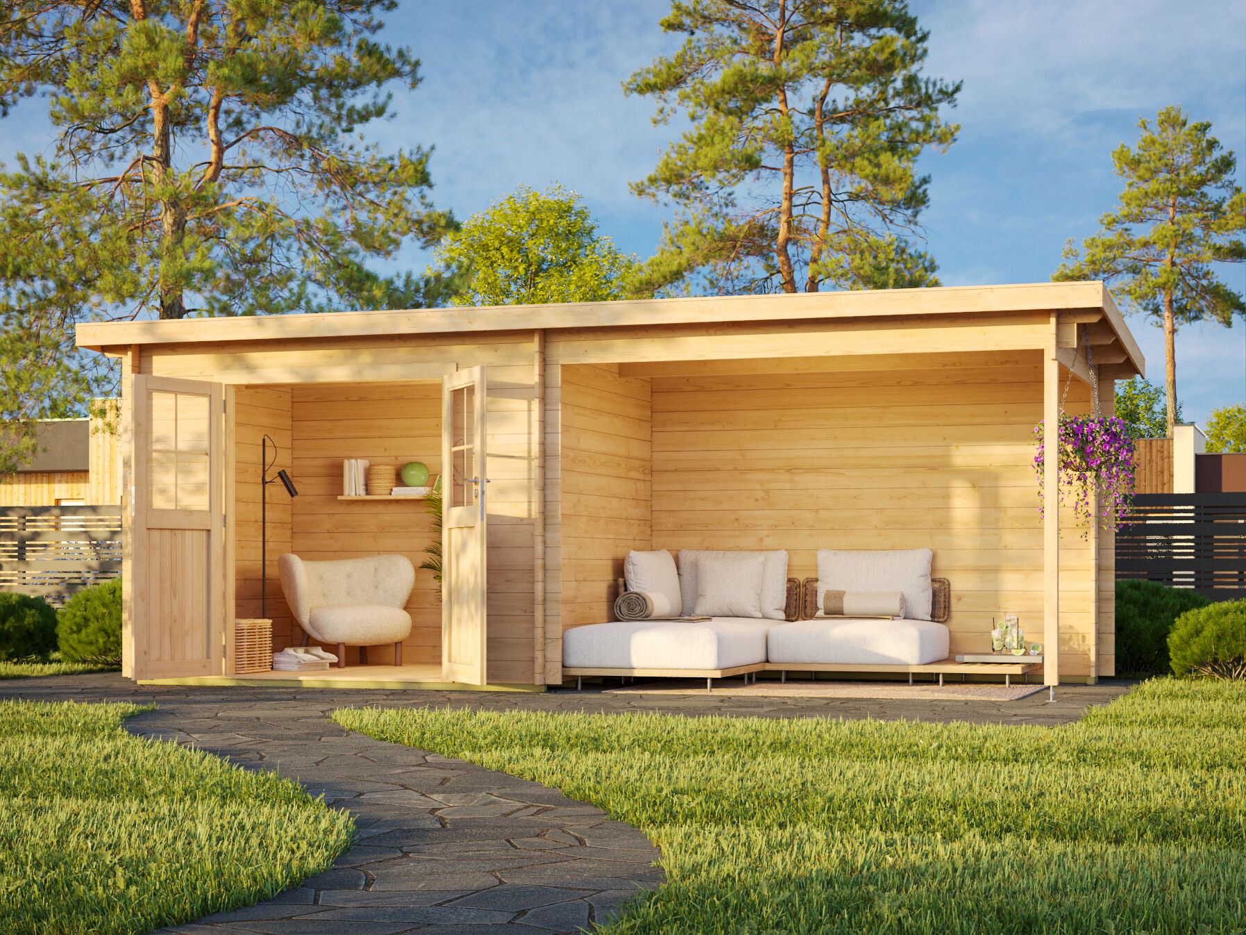 Rabatt: 26 % Fjordholz Pultdach Holz-Hütte Modell Ezra 2J farbl Unkategorisiert online kaufen