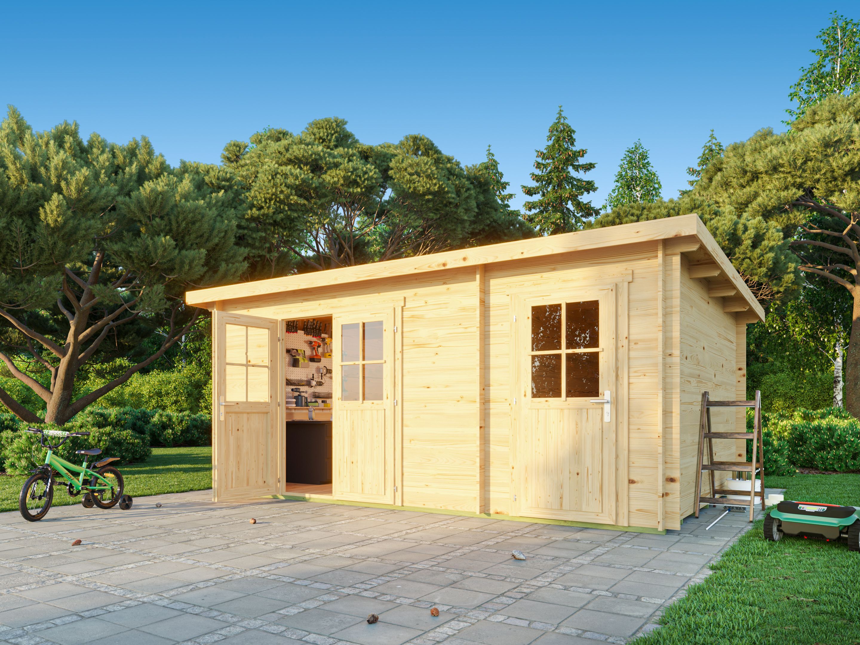 Rabatt: 26 % Fjordholz Pultdach Holz-Hütte Modell Ezra 5H Unkategorisiert online kaufen