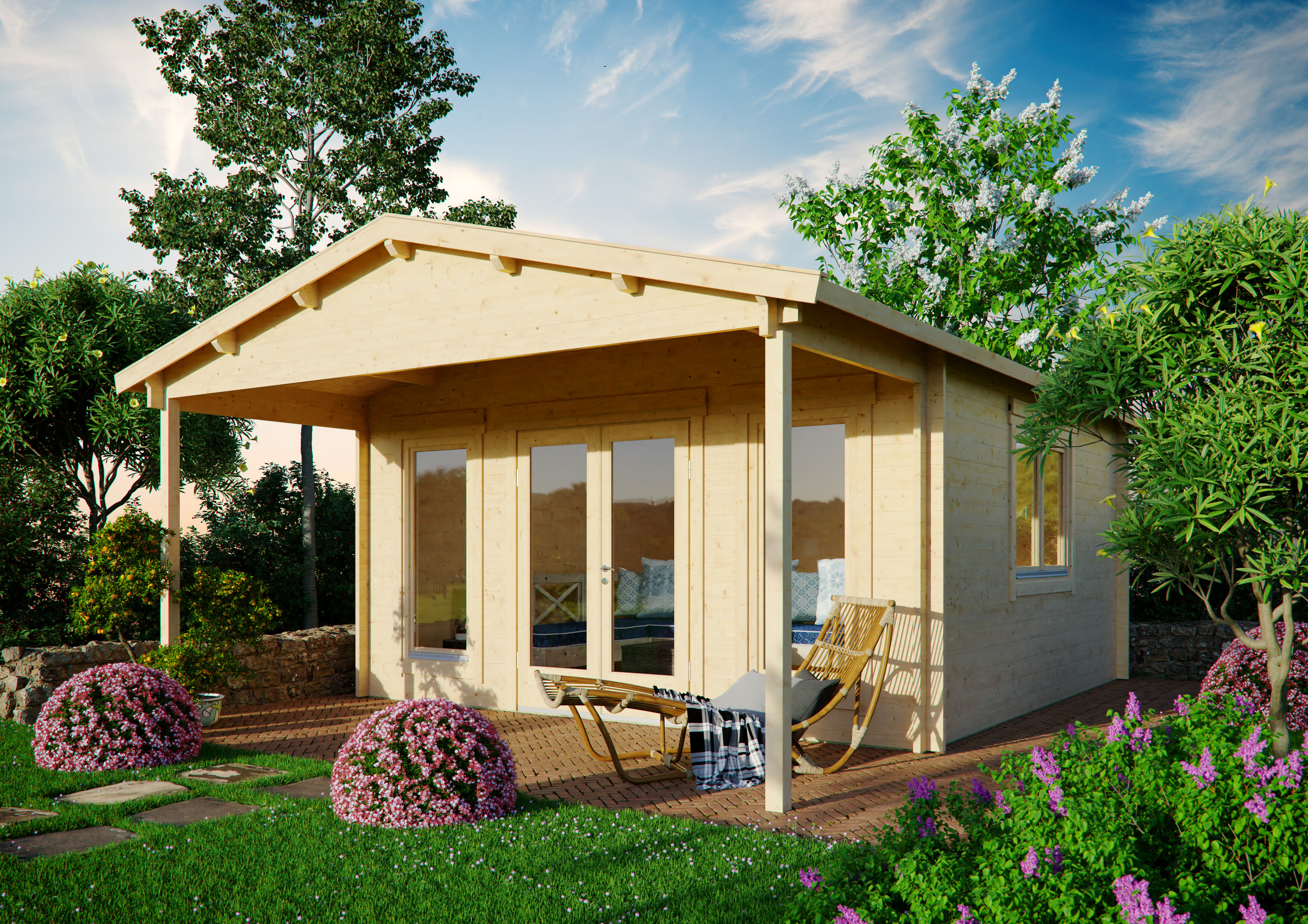 Rabatt: 26 % Holz-Hütte Modell Julia 44 C 25m² Unkategorisiert online kaufen Rabatt: 26 % Holz-Hütte Modell Julia 44 C 25m² Unkategorisiert online kaufen