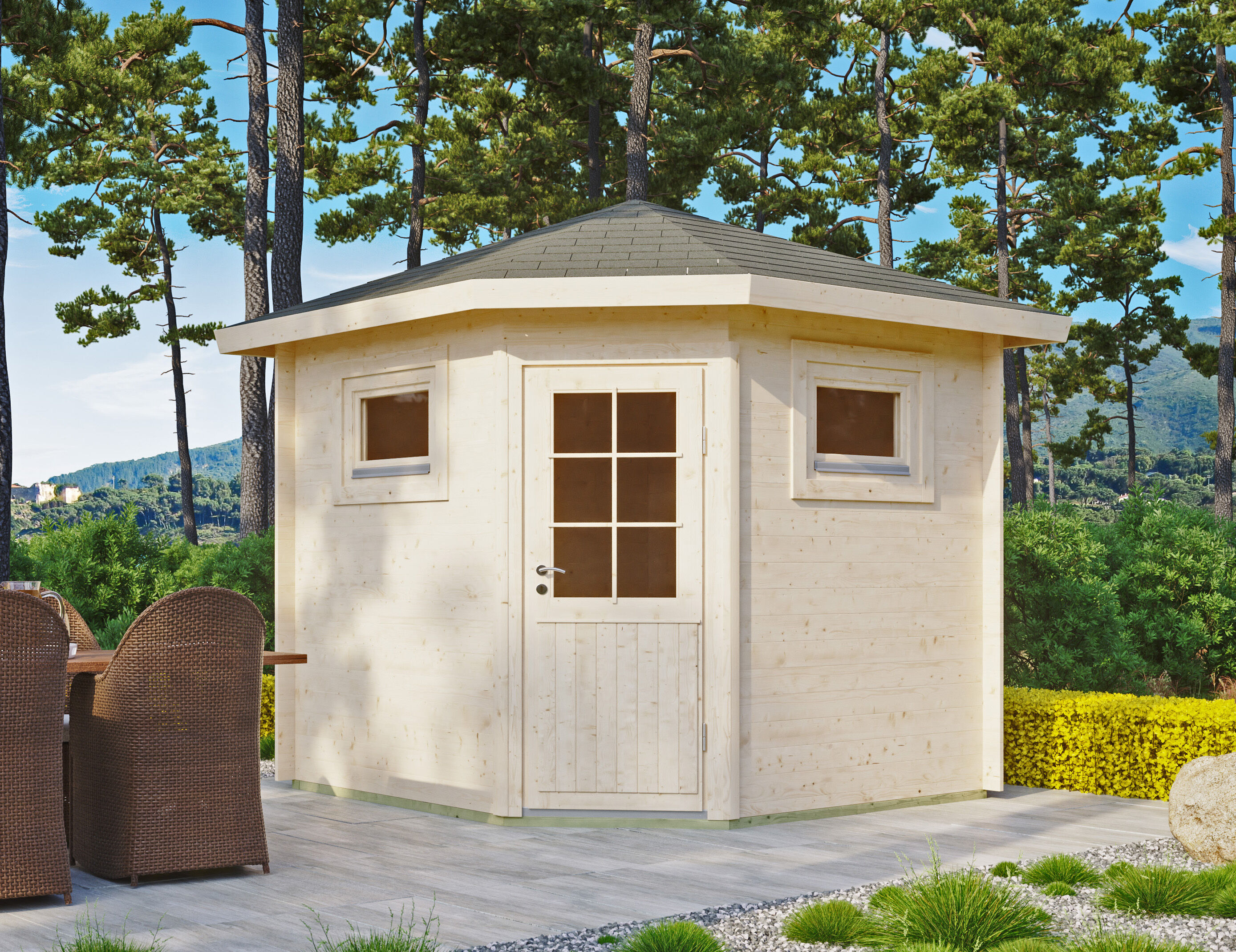 Rabatt: 26 % Holz-Hütte Modell Panta 28 C 9m² Unkategorisiert online kaufen Rabatt: 26 % Holz-Hütte Modell Panta 28 C 9m² Unkategorisiert online kaufen