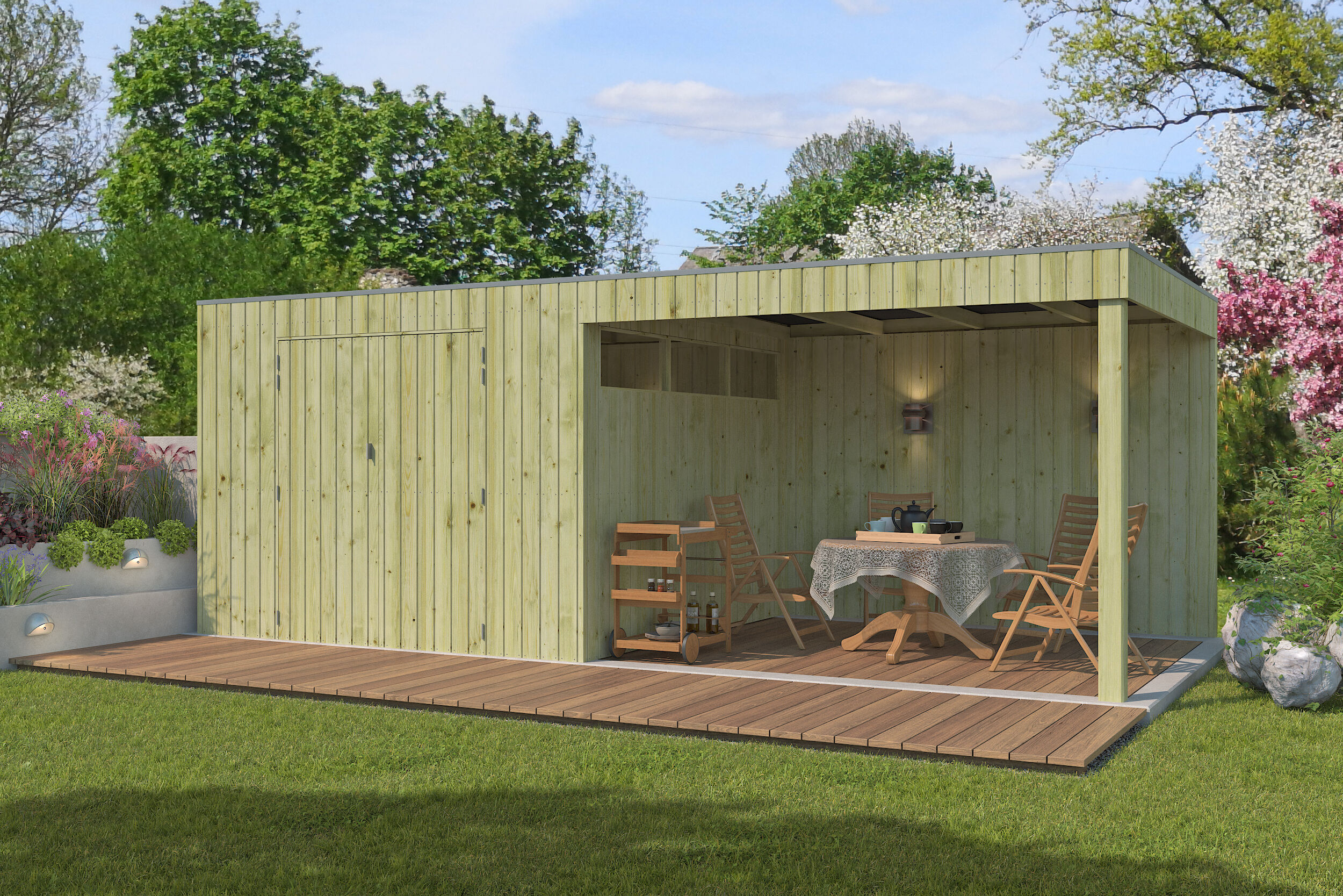 Rabatt: 26 % Holz-Hütte Modell QBV-Line 8,88 m² + 300 cm Anbau Unkategorisiert online kaufen Rabatt: 26 % Holz-Hütte Modell QBV-Line 8,88 m² + 300 cm Anbau Unkategorisiert online kaufen