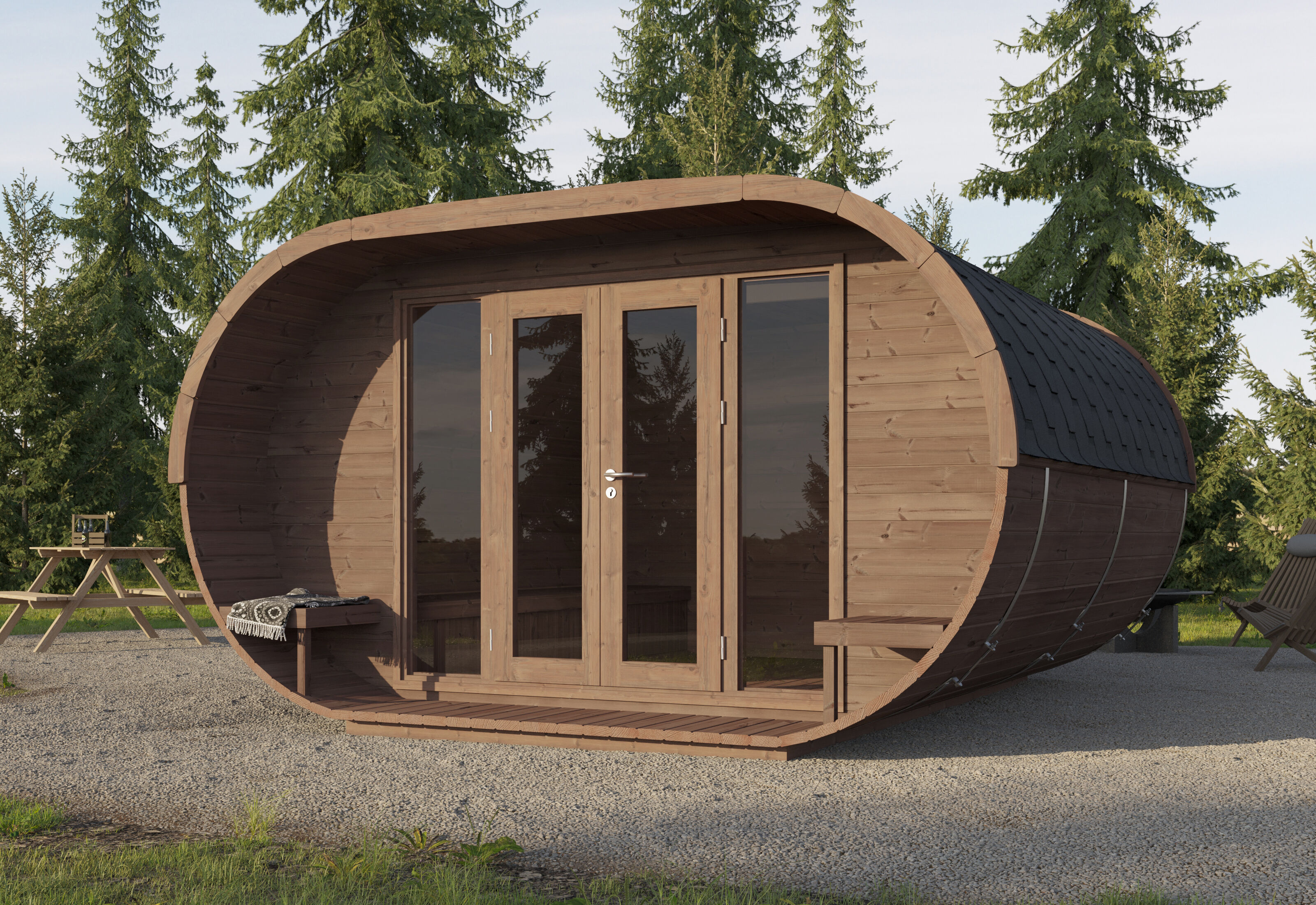 Rabatt: 26 % Ovales Camping Fass Modell 400 Thermo 8m² Unkategorisiert online kaufen