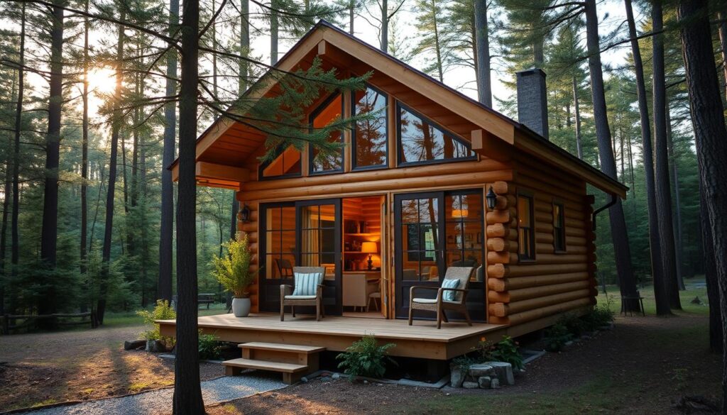 Energieeffiziente Alpholz Holz-Hütte Energieeffiziente Alpholz Holz-Hütte