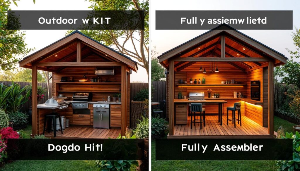 Grillhütte Bausatz und schlüsselfertige Lösung