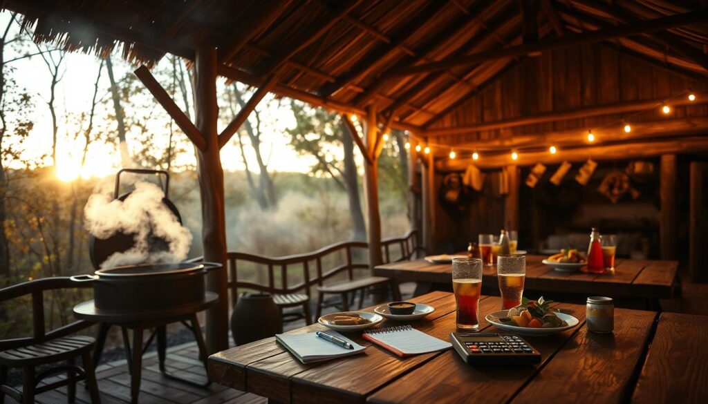 Grillhütte Budgetplanung