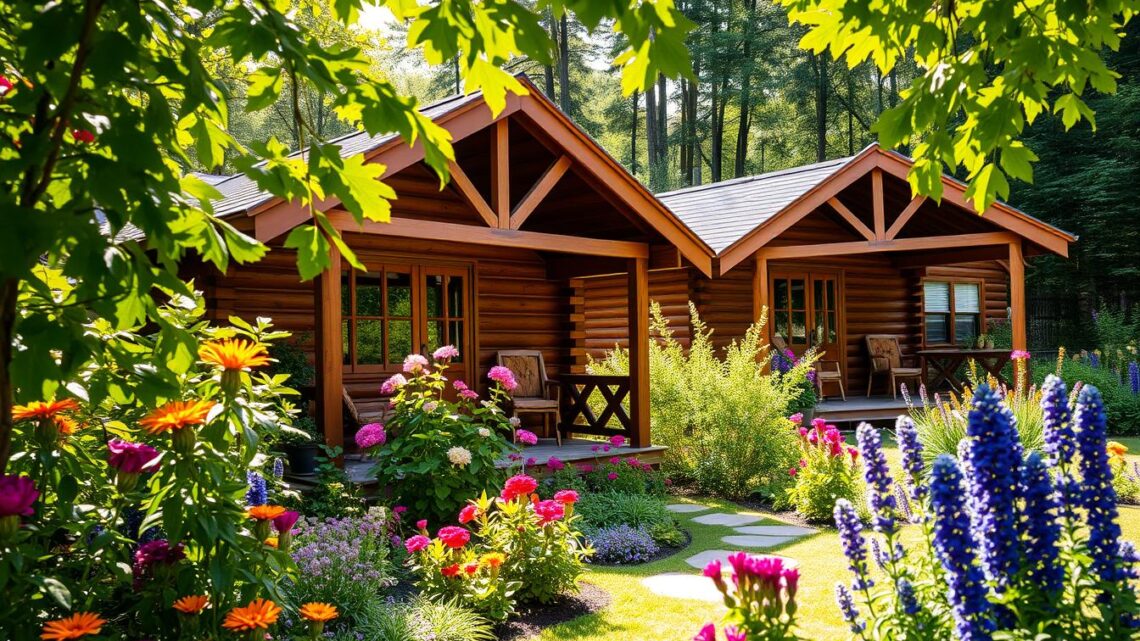 Holz-Hütten mit Satteldach – Ihr Gartentraum