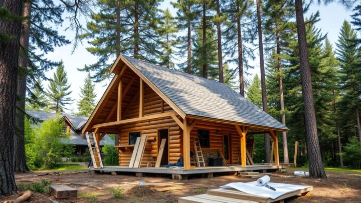 Holzhütte selbst bauen – Anleitung für Heimwerker
