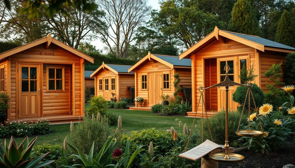 Rechtliche Aspekte B-Ware Gartenhäuser