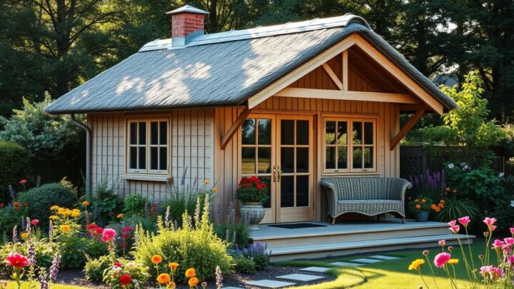 Schwedenhaus als Gartenhaus – Skandinavischer Charme