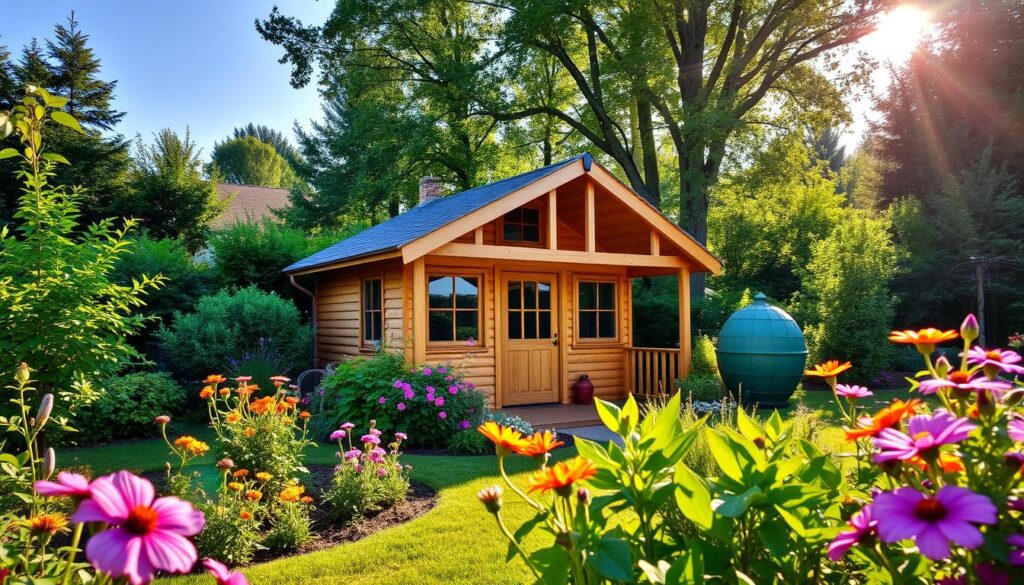 Standortwahl Gartenhaus Holzhütte