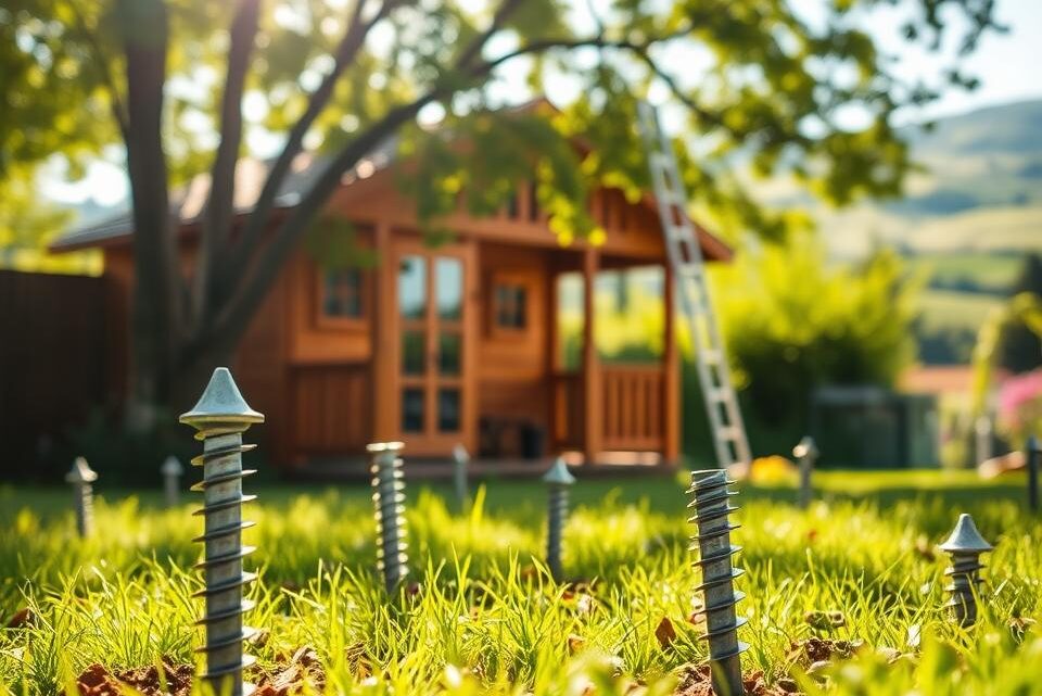Schraubfundament Gartenhaus: Stabil und langlebig bauen