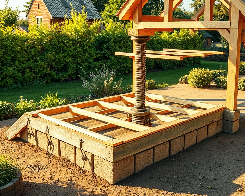 schraubfundament gartenhaus